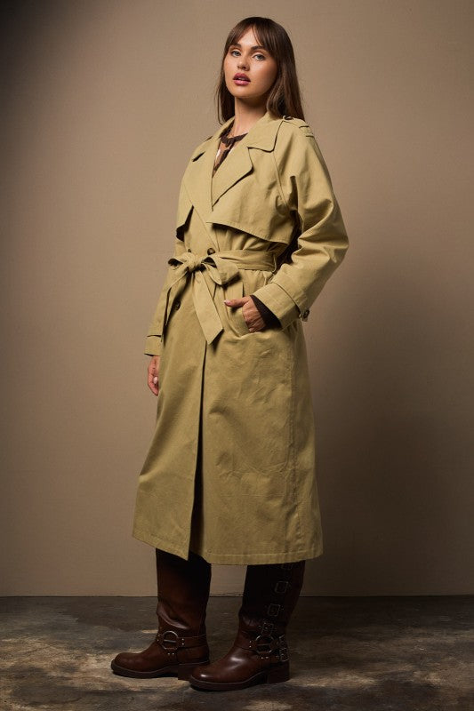Beside Me Trench Coat