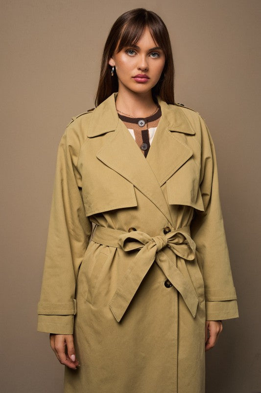 Beside Me Trench Coat