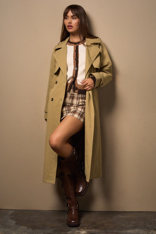 Beside Me Trench Coat