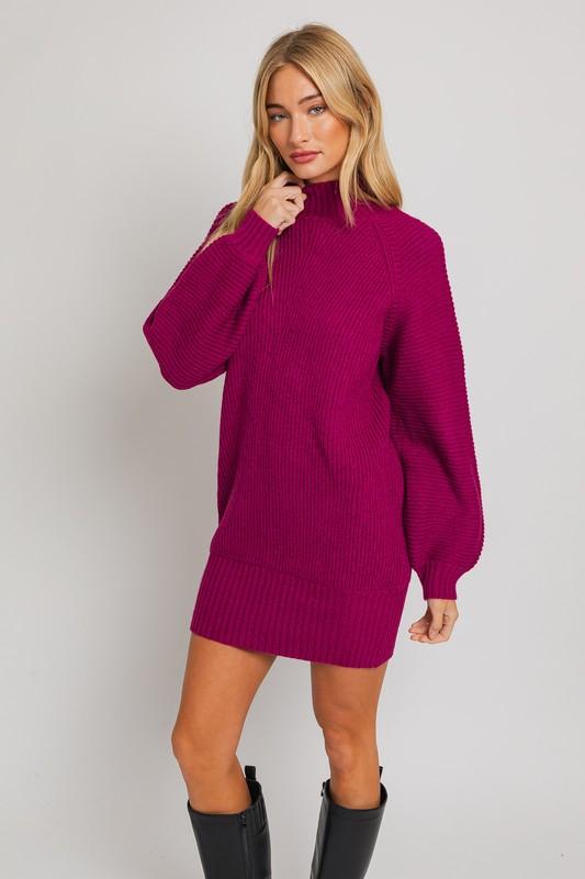 In Your Eyes Sweater Dress