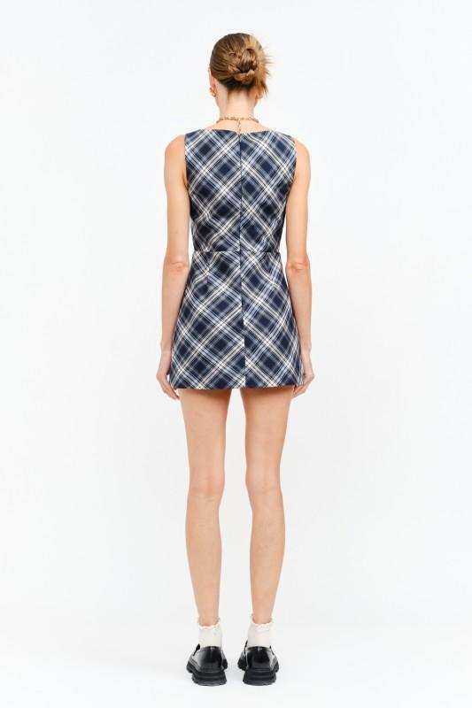 Let Me Love You Plaid Dress