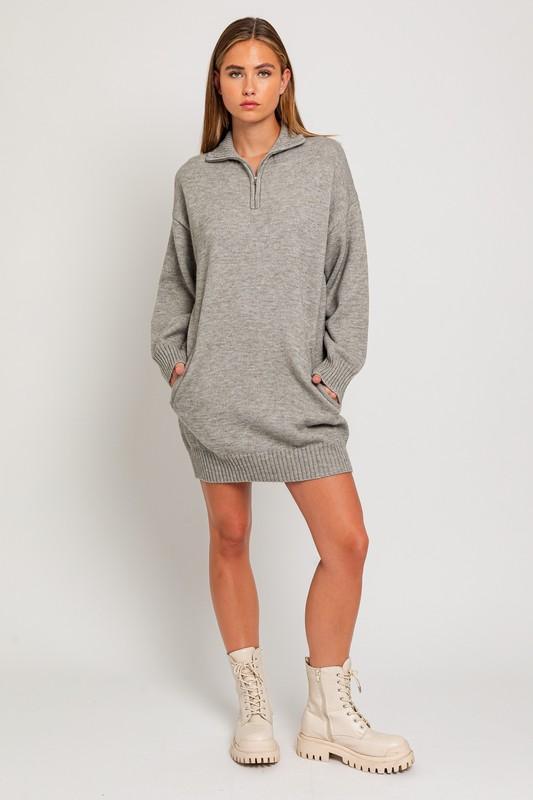 Load image into Gallery viewer, Fall For You Sweater Dress
