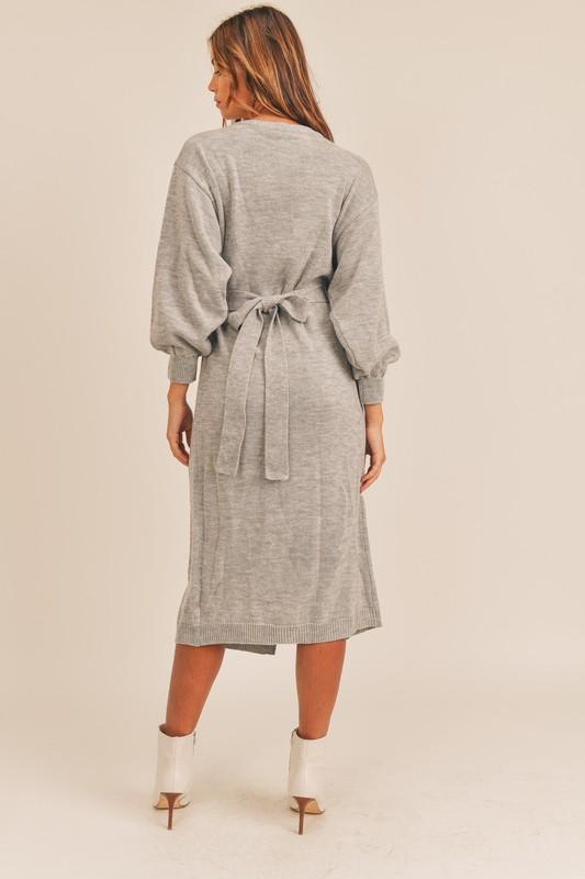 What I Want Wrap Midi Dress
