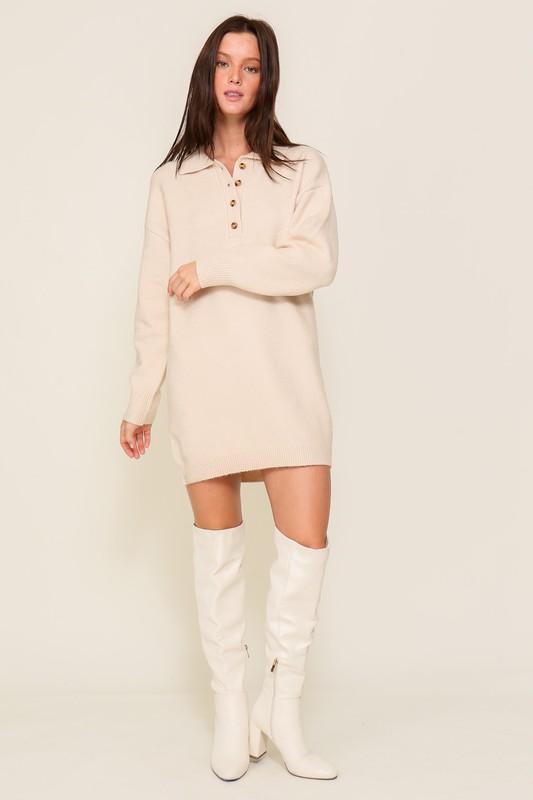 Up To You Sweater Dress